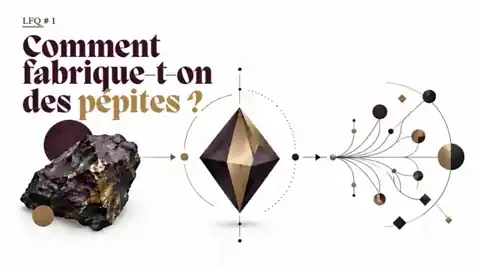 Visuel La fausse question numéro 1, Comment fabrique-t-on des pépites ?